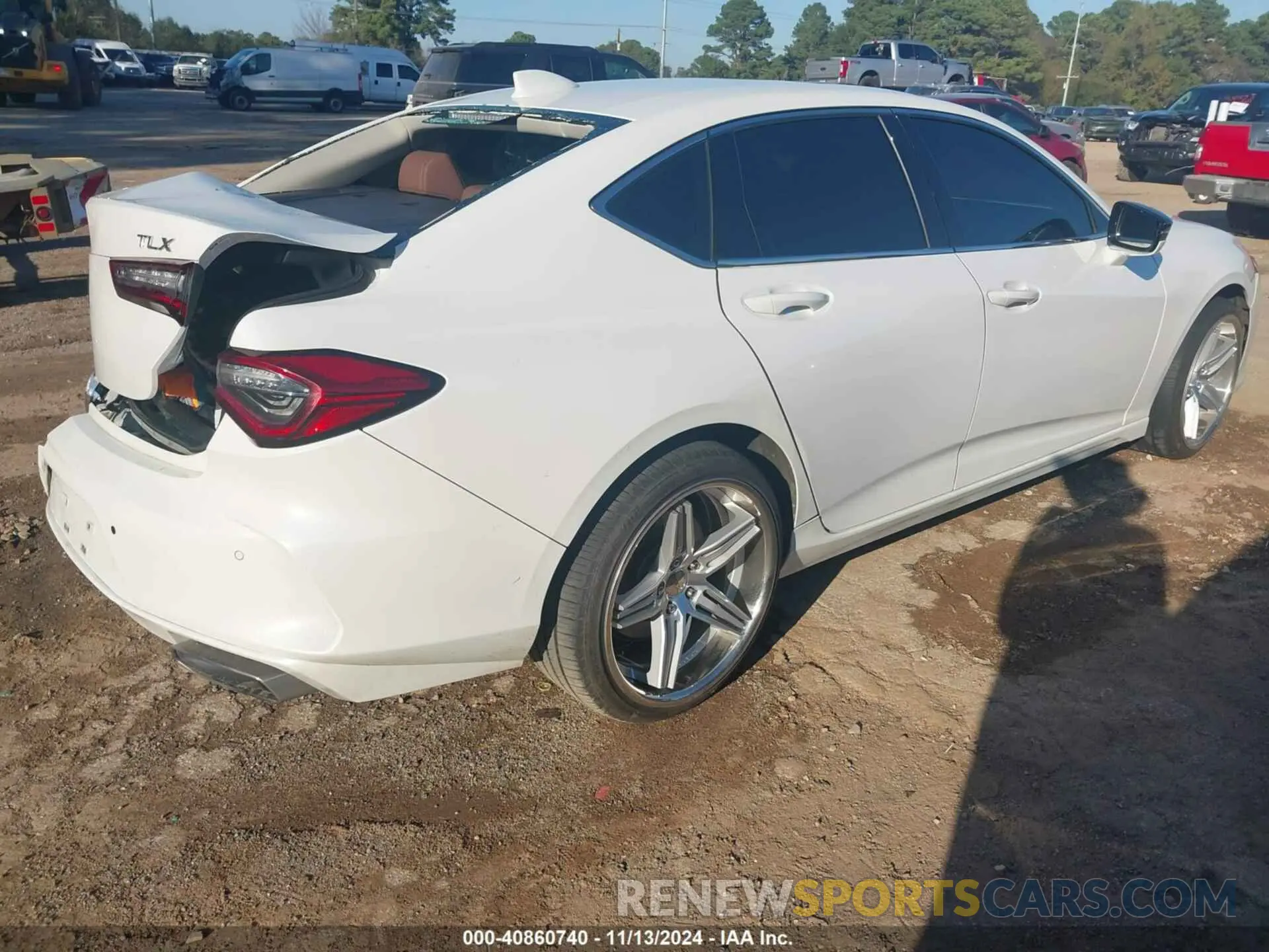 4 Photograph of a damaged car 19UUB5F42MA014115 ACURA TLX 2021