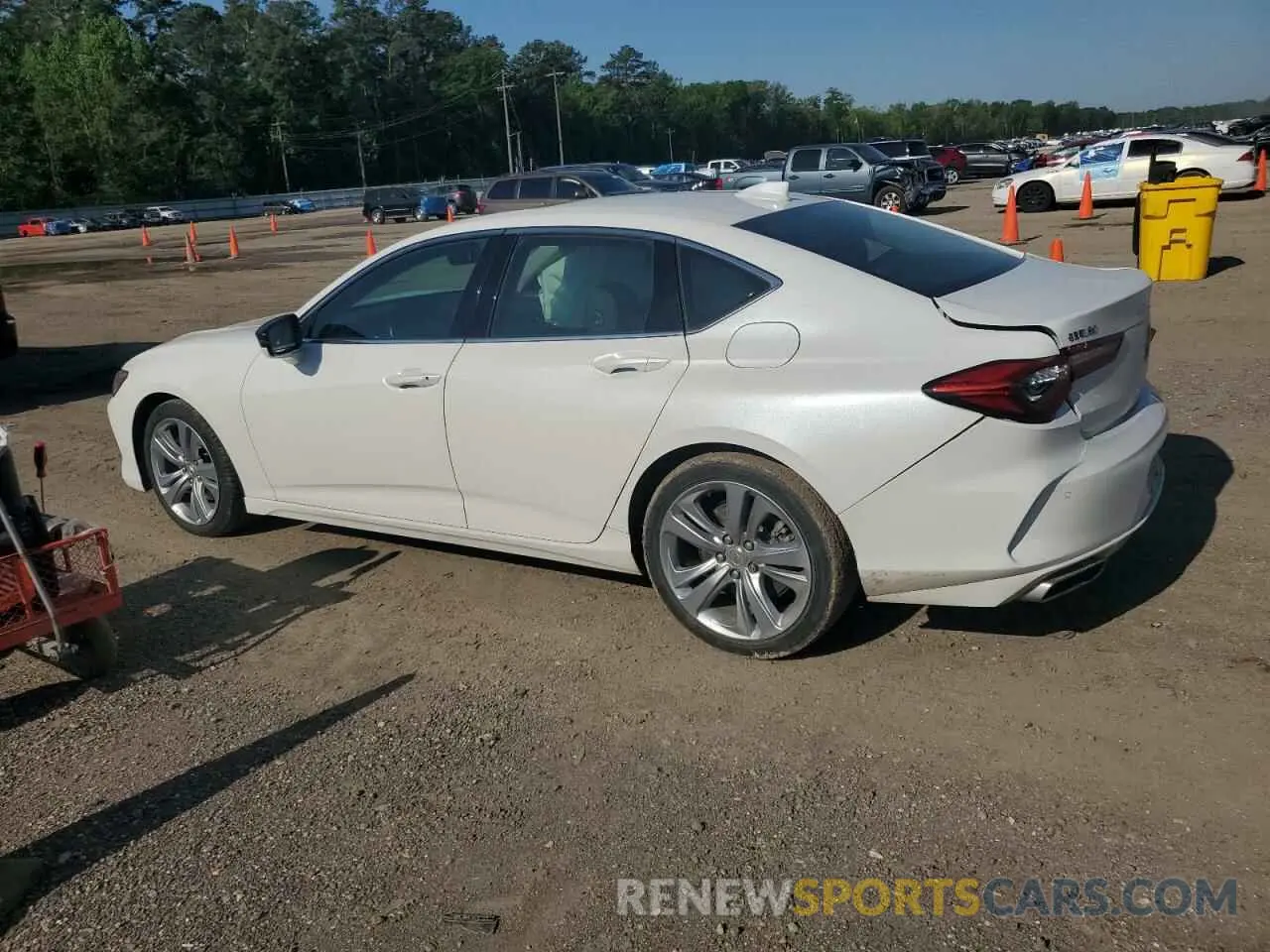 2 Photograph of a damaged car 19UUB5F45MA001956 ACURA TLX 2021