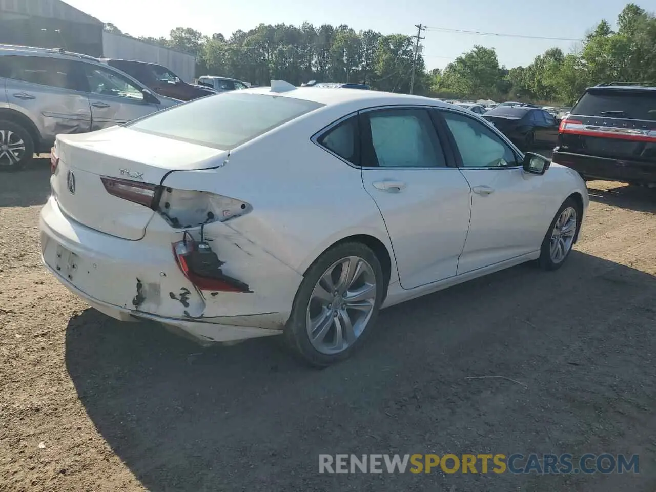 3 Photograph of a damaged car 19UUB5F45MA001956 ACURA TLX 2021