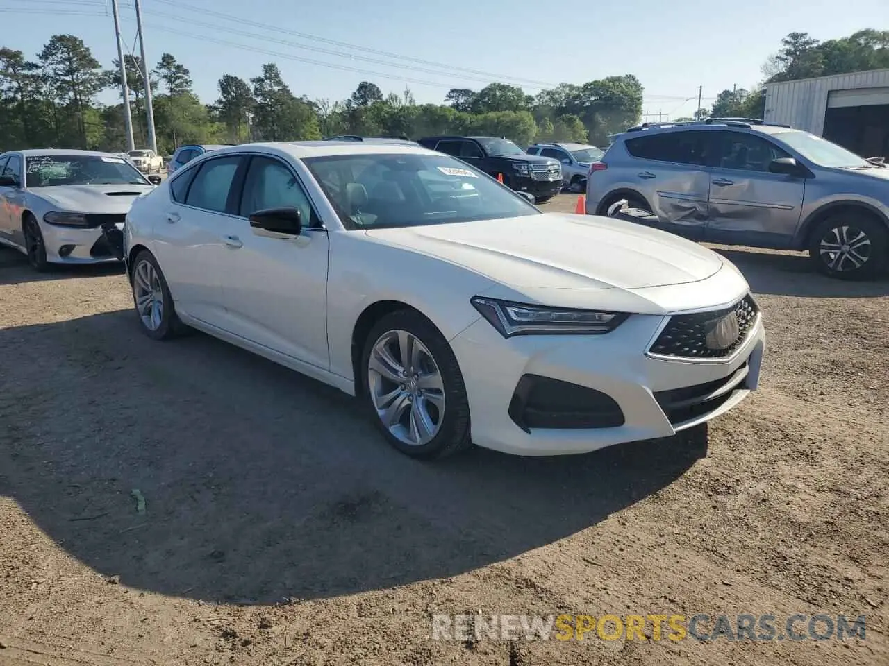 4 Photograph of a damaged car 19UUB5F45MA001956 ACURA TLX 2021
