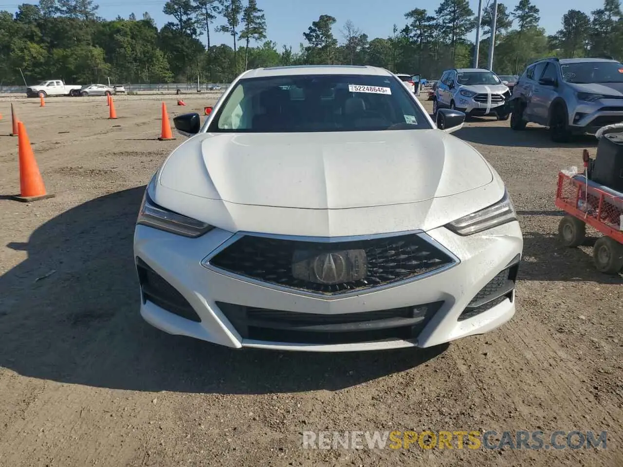 5 Photograph of a damaged car 19UUB5F45MA001956 ACURA TLX 2021