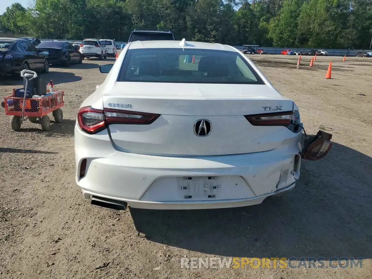 6 Photograph of a damaged car 19UUB5F45MA001956 ACURA TLX 2021