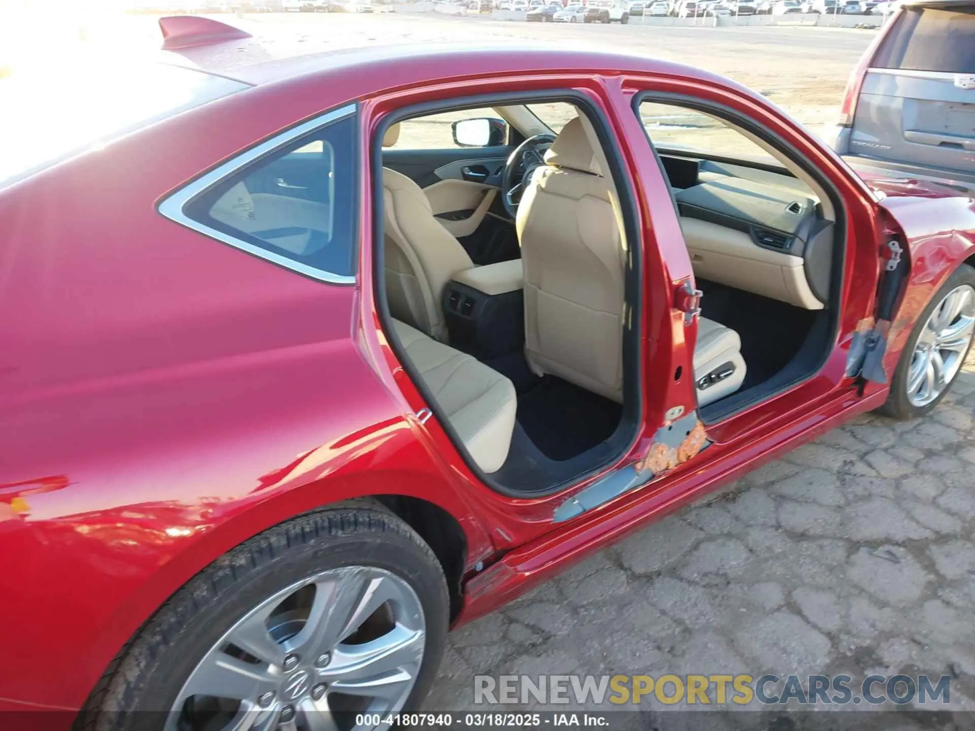 18 Photograph of a damaged car 19UUB5F45MA012066 ACURA TLX 2021