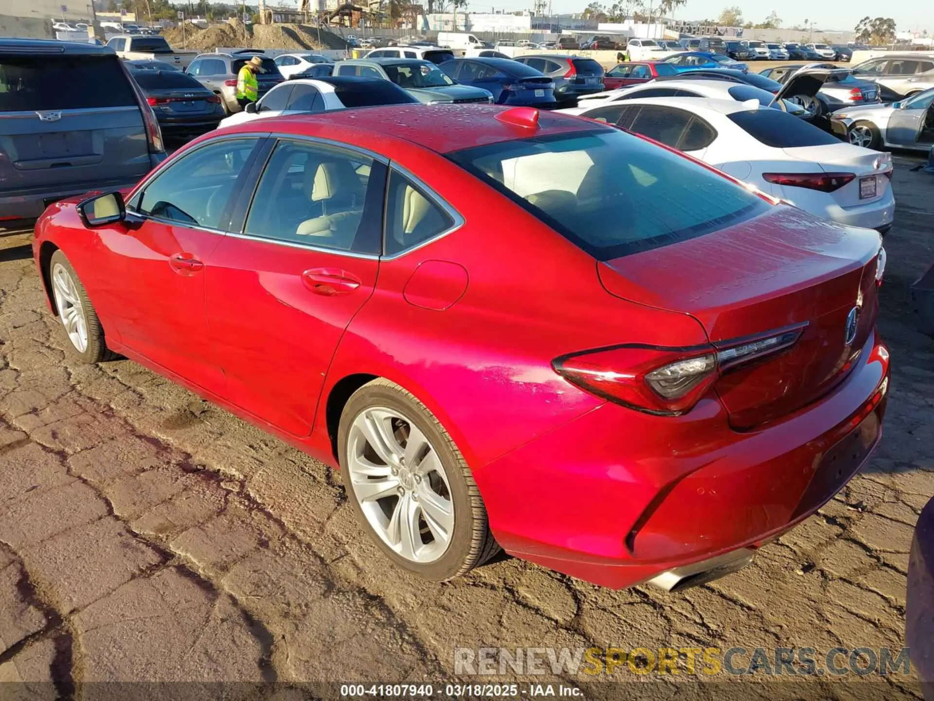 3 Photograph of a damaged car 19UUB5F45MA012066 ACURA TLX 2021