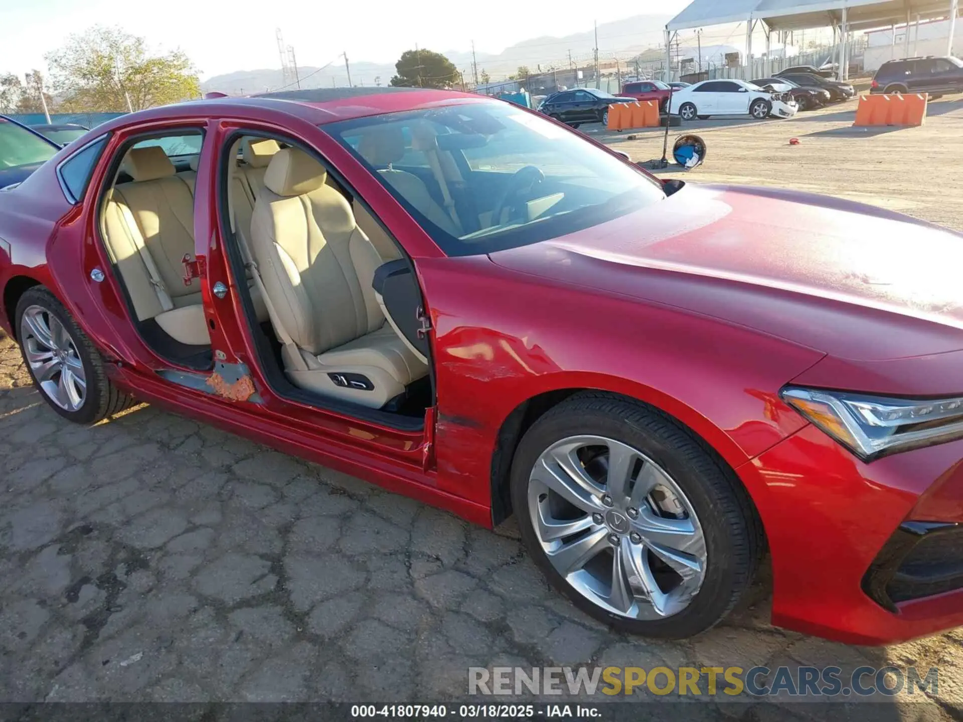 6 Photograph of a damaged car 19UUB5F45MA012066 ACURA TLX 2021