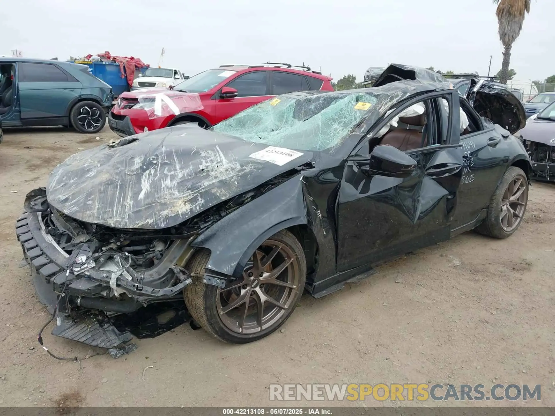 2 Photograph of a damaged car 19UUB5F46MA010200 ACURA TLX 2021