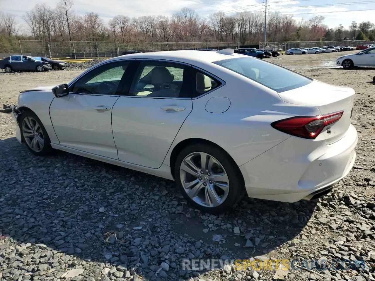 2 Photograph of a damaged car 19UUB5F48MA006715 ACURA TLX 2021