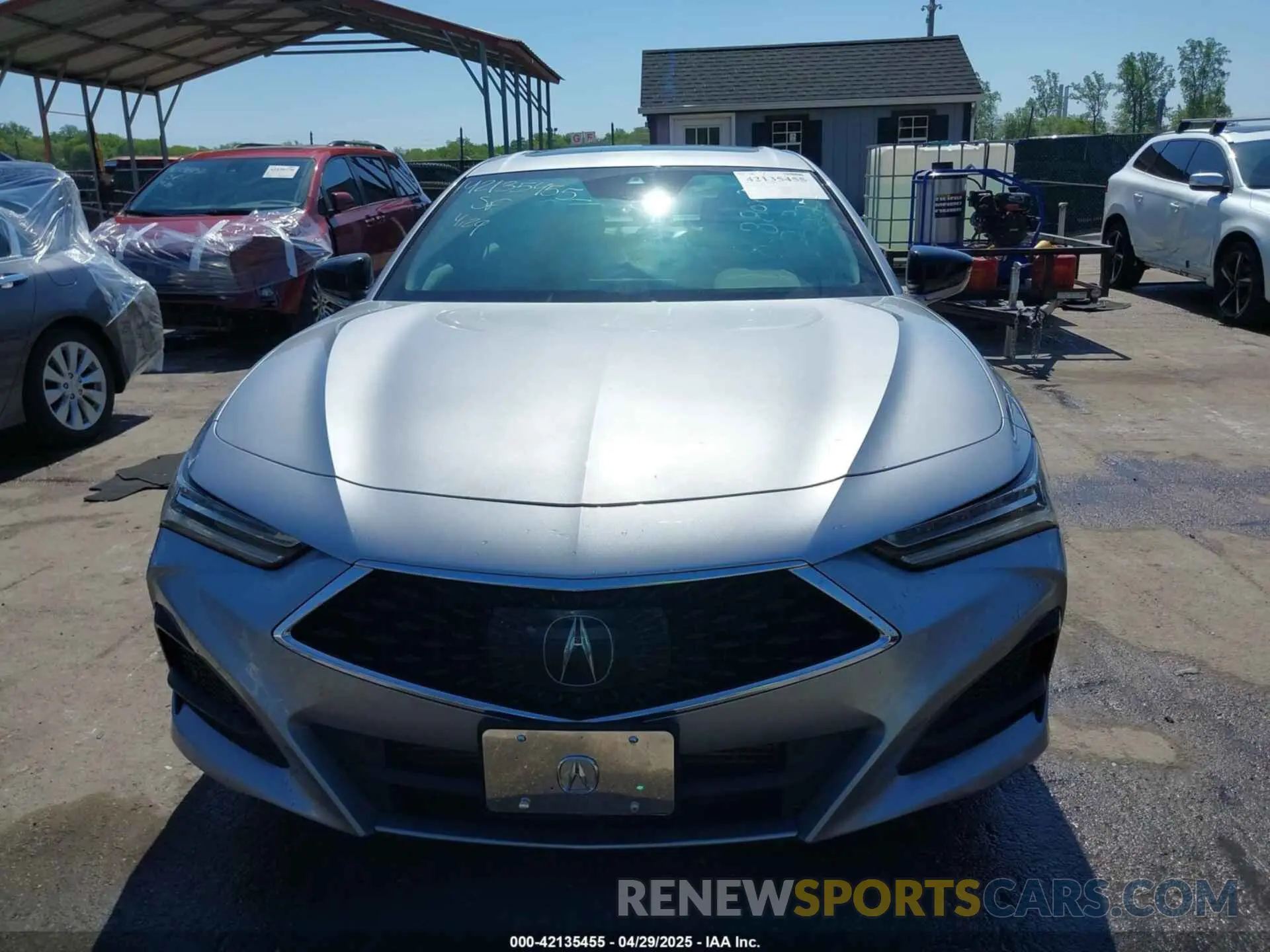 11 Photograph of a damaged car 19UUB5F48MA007055 ACURA TLX 2021