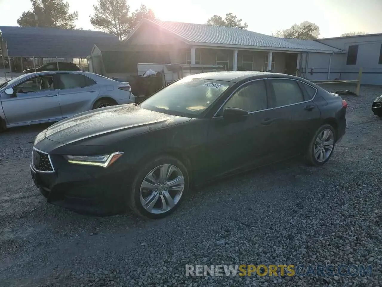 1 Photograph of a damaged car 19UUB5F48MA007363 ACURA TLX 2021