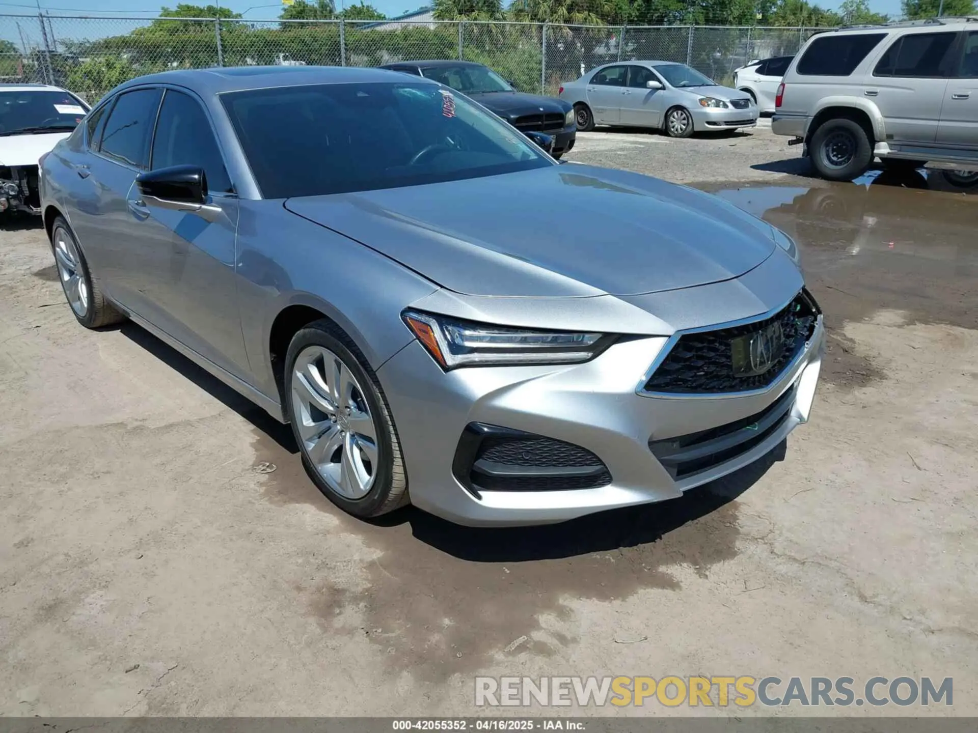 1 Photograph of a damaged car 19UUB5F4XMA009079 ACURA TLX 2021