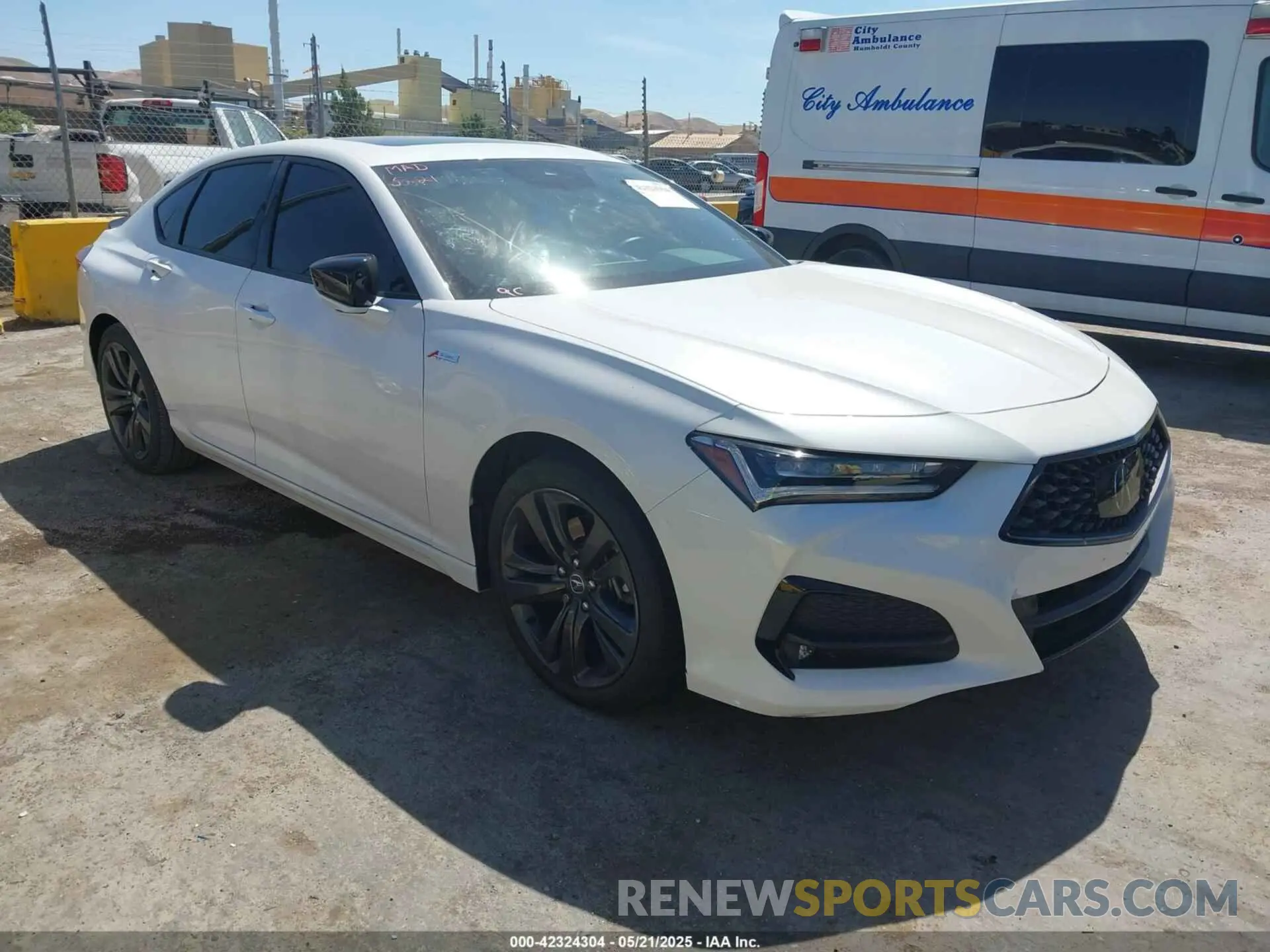 1 Photograph of a damaged car 19UUB5F51MA006774 ACURA TLX 2021