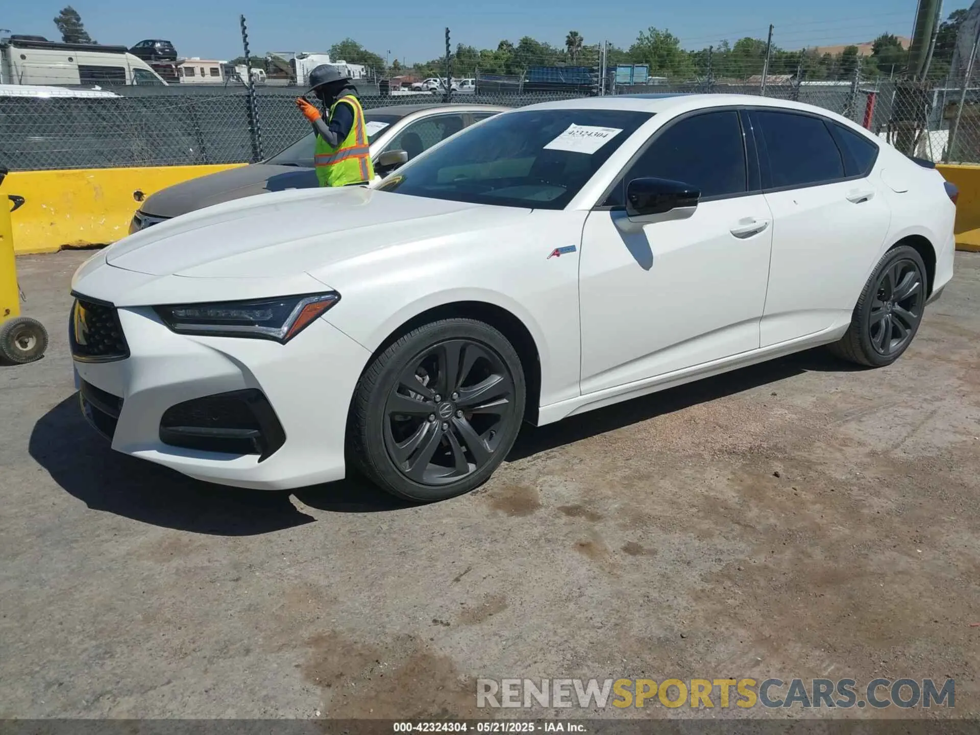 2 Photograph of a damaged car 19UUB5F51MA006774 ACURA TLX 2021