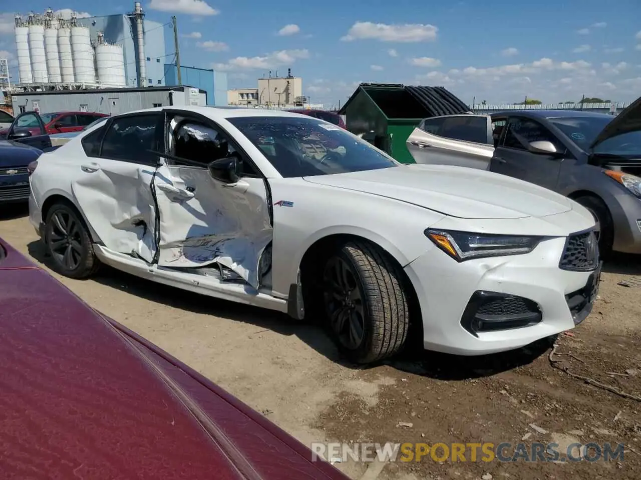 4 Photograph of a damaged car 19UUB5F51MA016091 ACURA TLX 2021