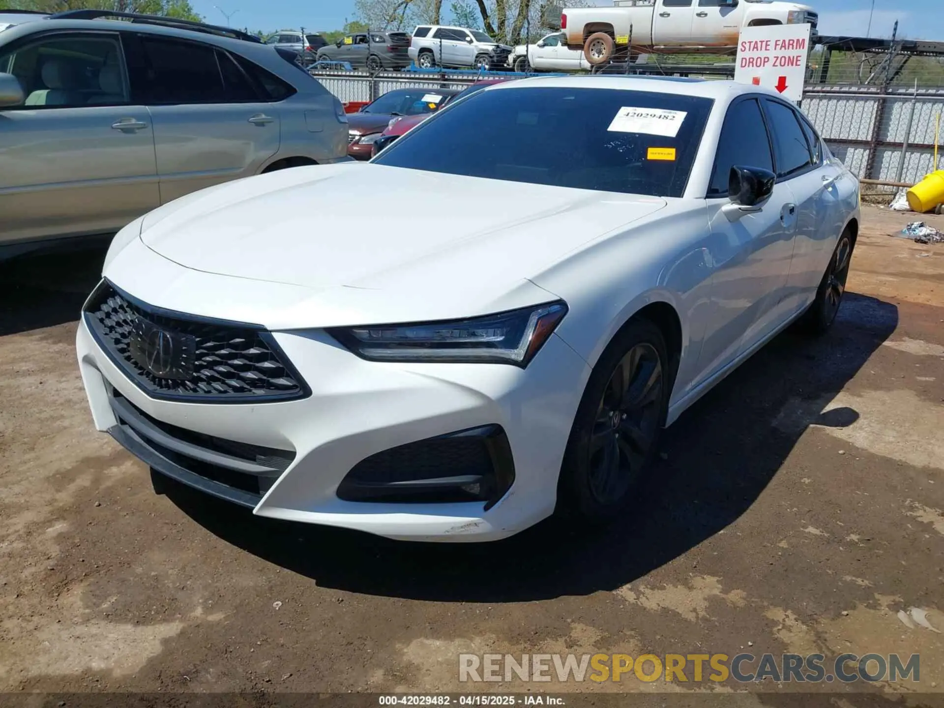 2 Photograph of a damaged car 19UUB5F52MA001860 ACURA TLX 2021