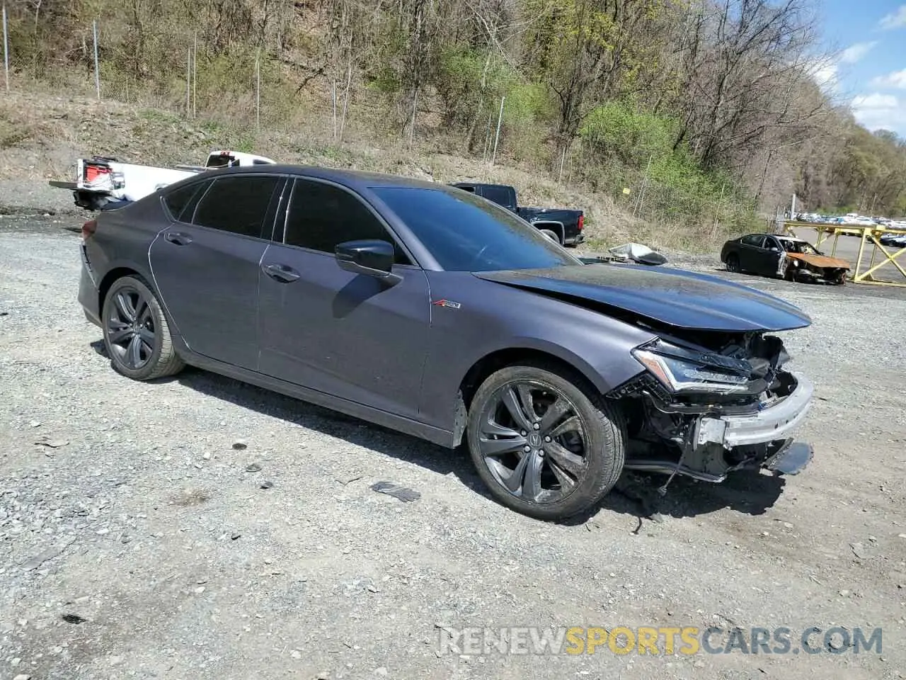 4 Photograph of a damaged car 19UUB5F52MA015693 ACURA TLX 2021
