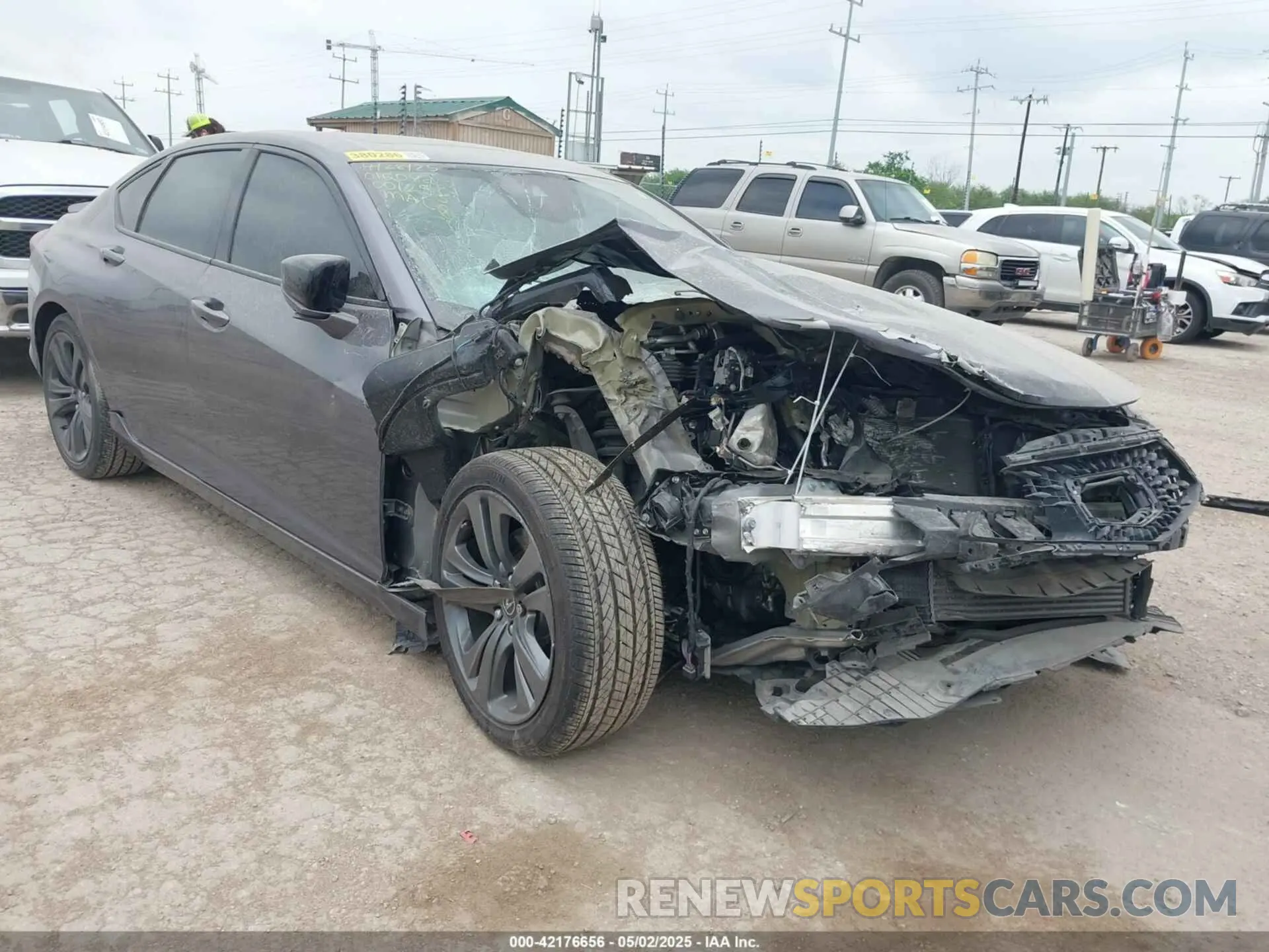 1 Photograph of a damaged car 19UUB5F53MA001253 ACURA TLX 2021