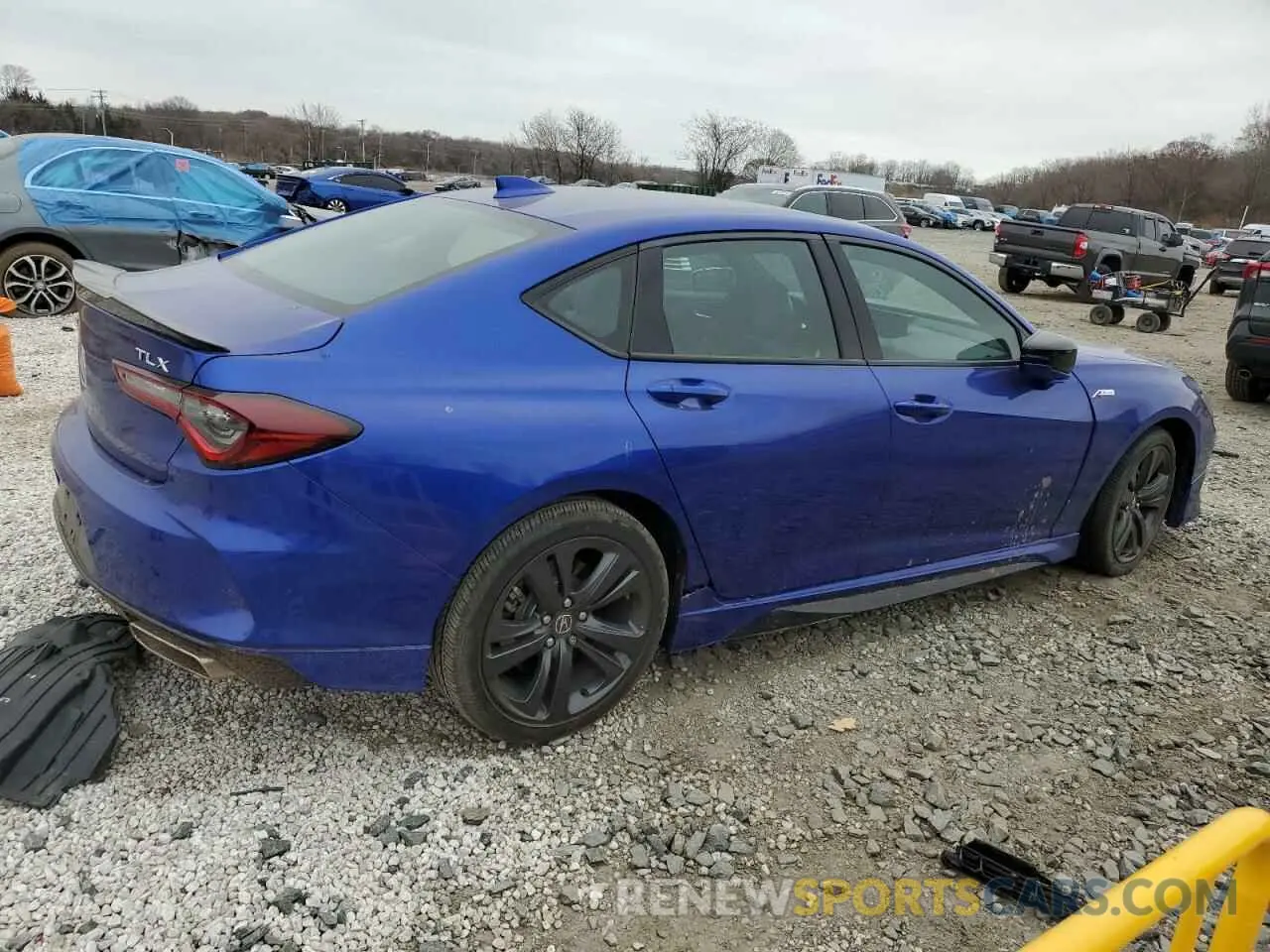 3 Photograph of a damaged car 19UUB5F53MA005884 ACURA TLX 2021