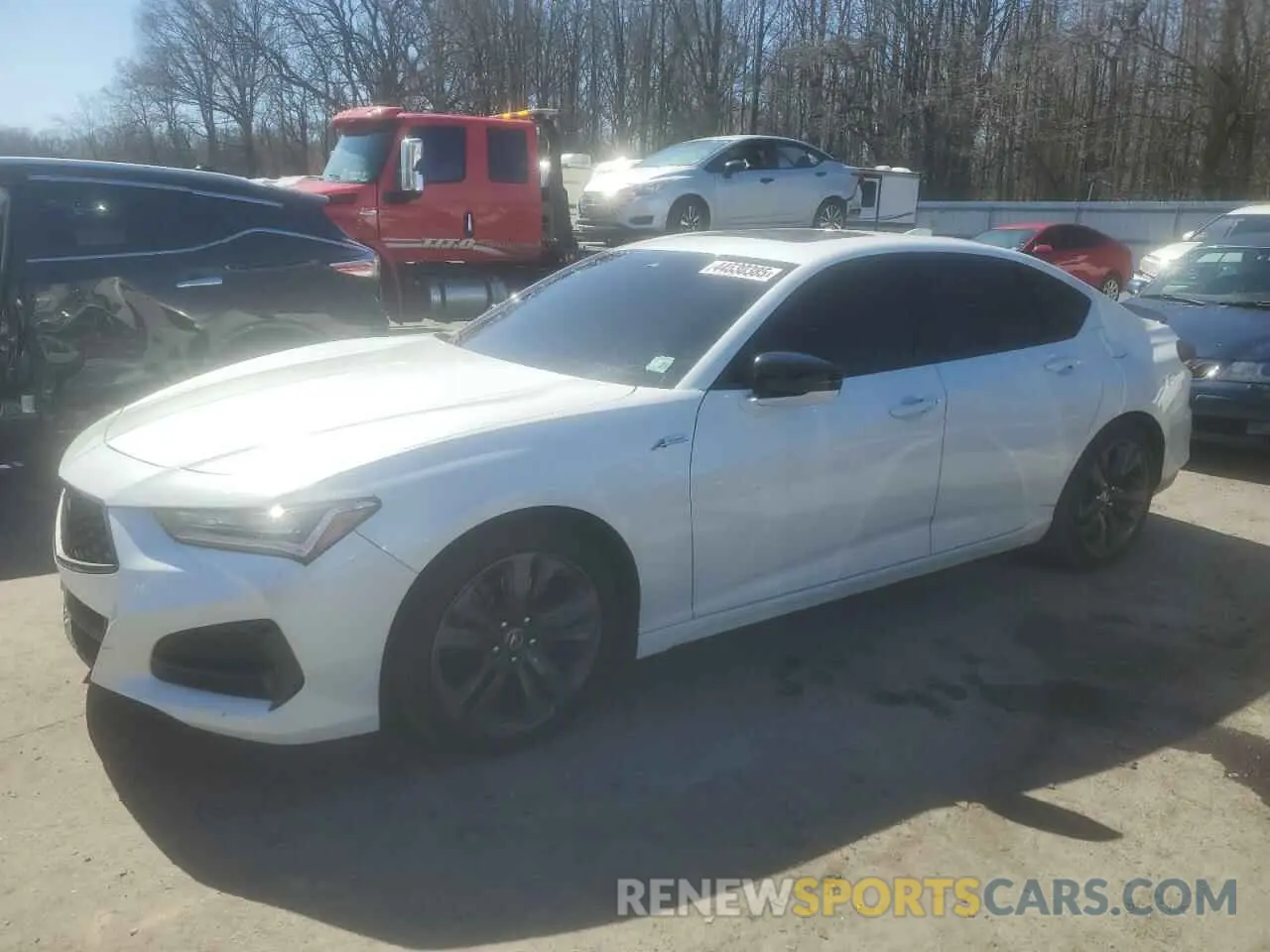 1 Photograph of a damaged car 19UUB5F54MA006736 ACURA TLX 2021