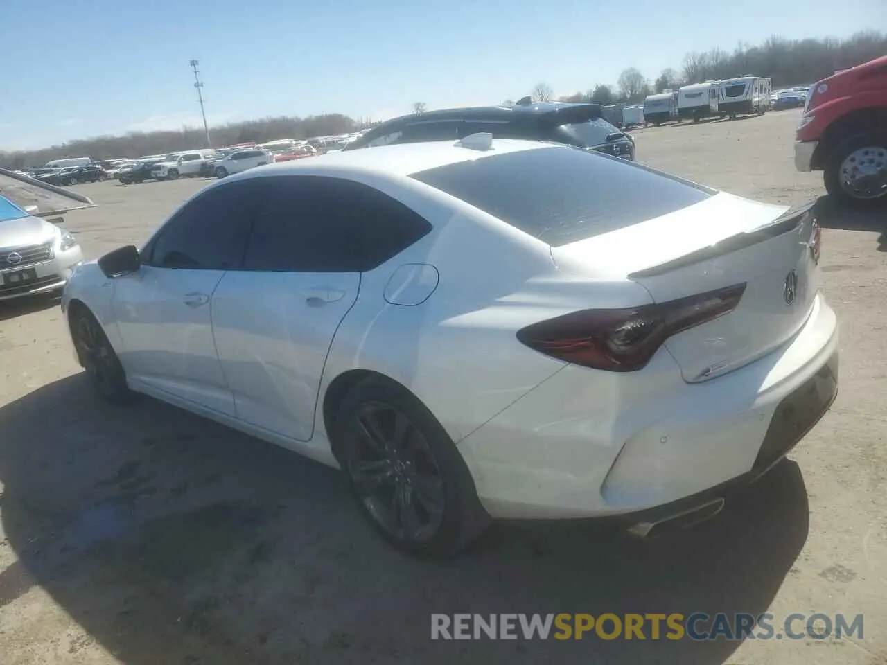 2 Photograph of a damaged car 19UUB5F54MA006736 ACURA TLX 2021
