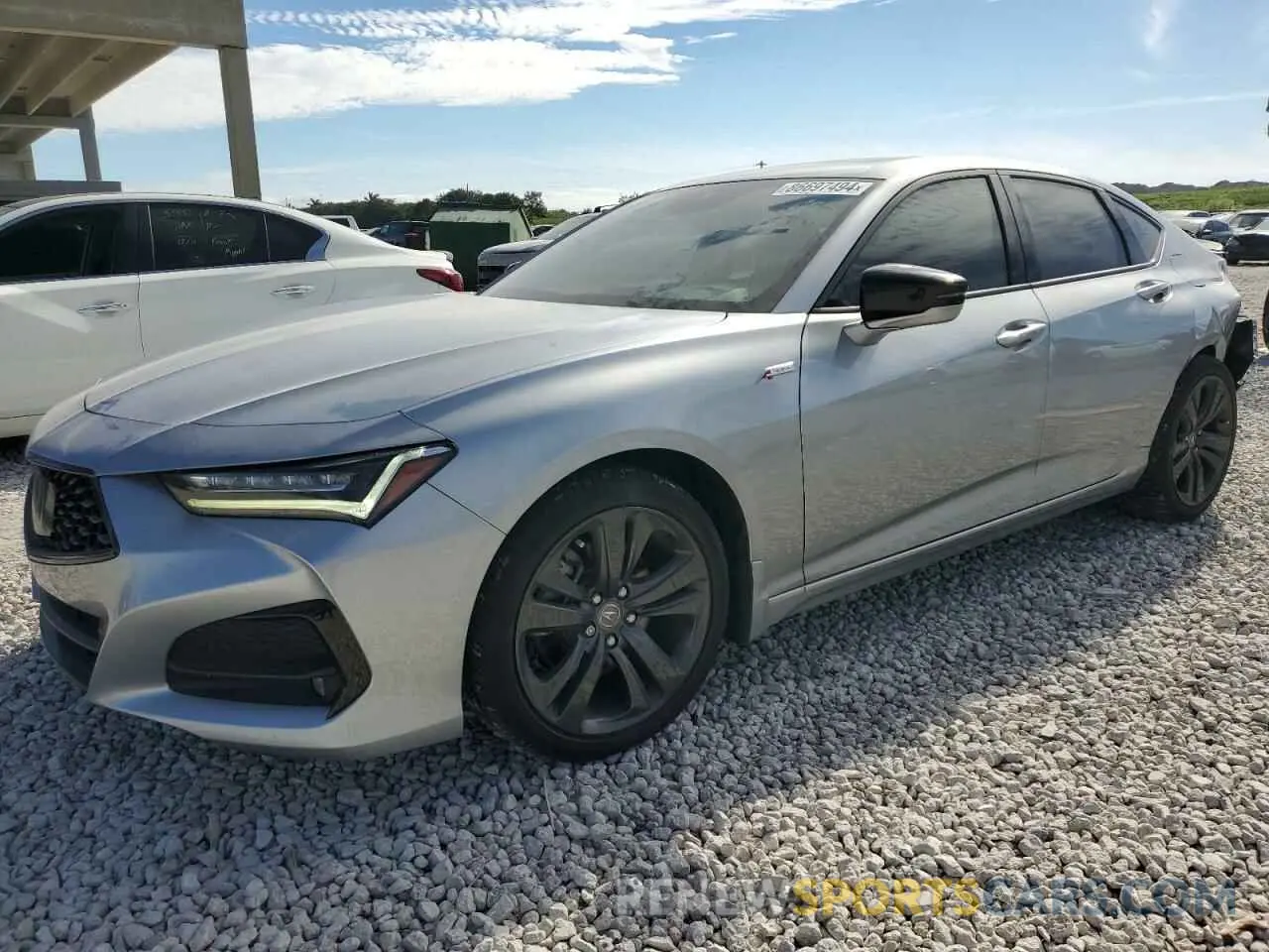 1 Photograph of a damaged car 19UUB5F54MA012441 ACURA TLX 2021