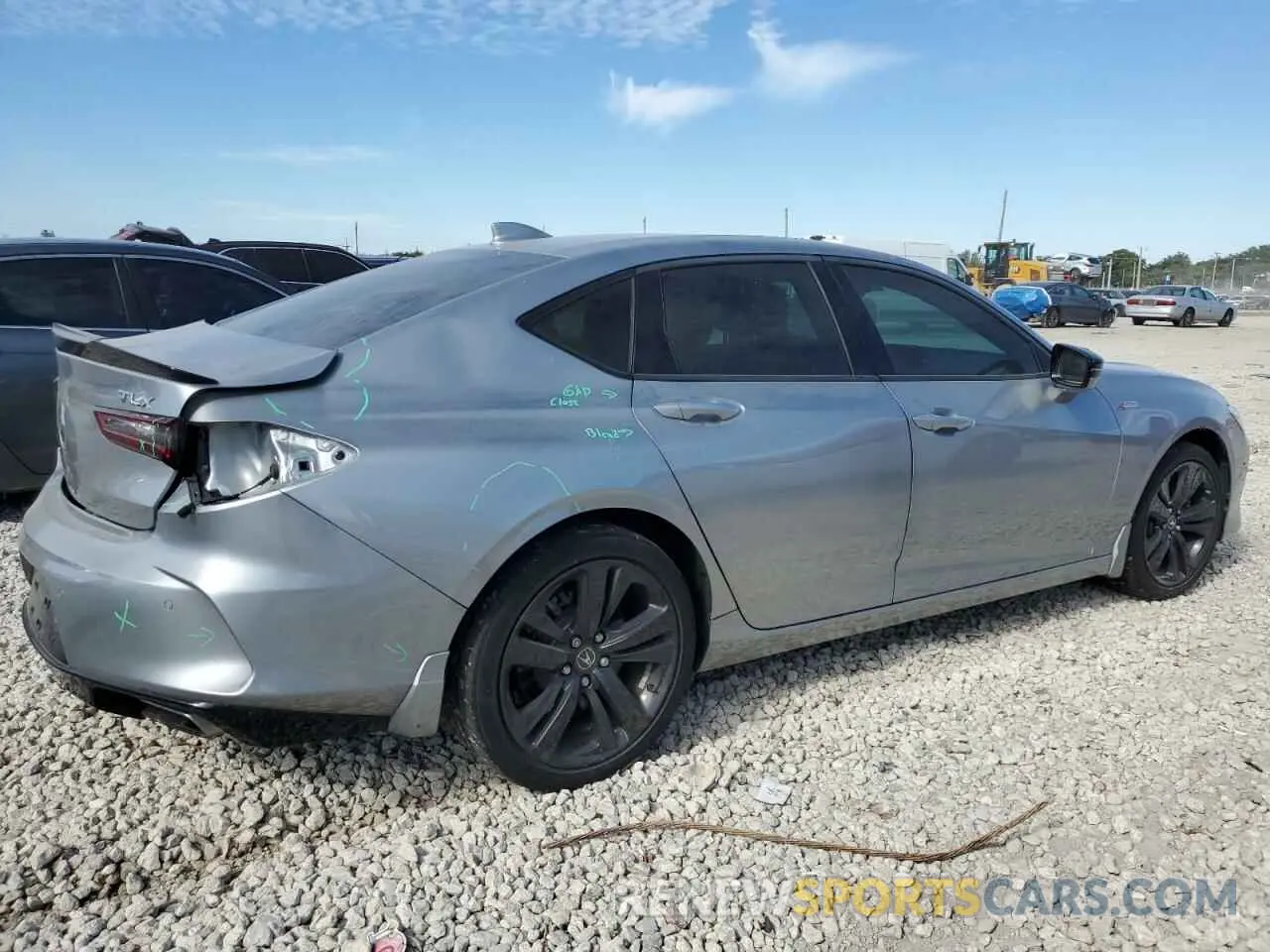 3 Photograph of a damaged car 19UUB5F54MA012441 ACURA TLX 2021