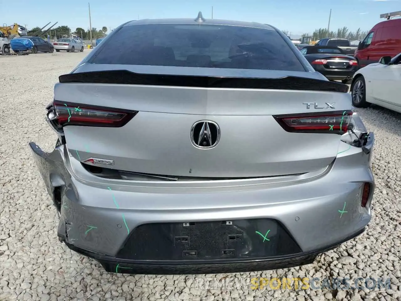 6 Photograph of a damaged car 19UUB5F54MA012441 ACURA TLX 2021
