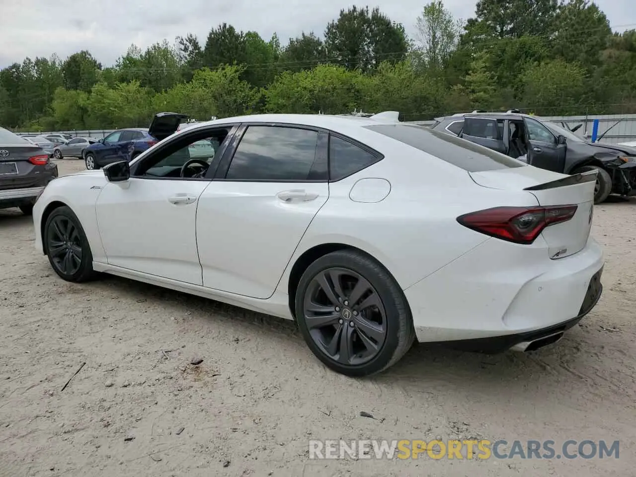 2 Photograph of a damaged car 19UUB5F54MA016084 ACURA TLX 2021