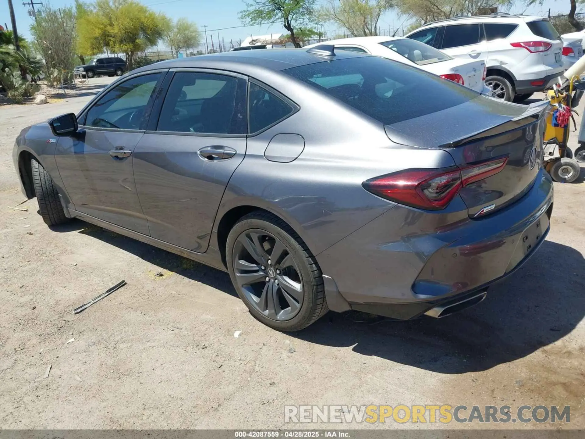 3 Photograph of a damaged car 19UUB5F55MA007104 ACURA TLX 2021