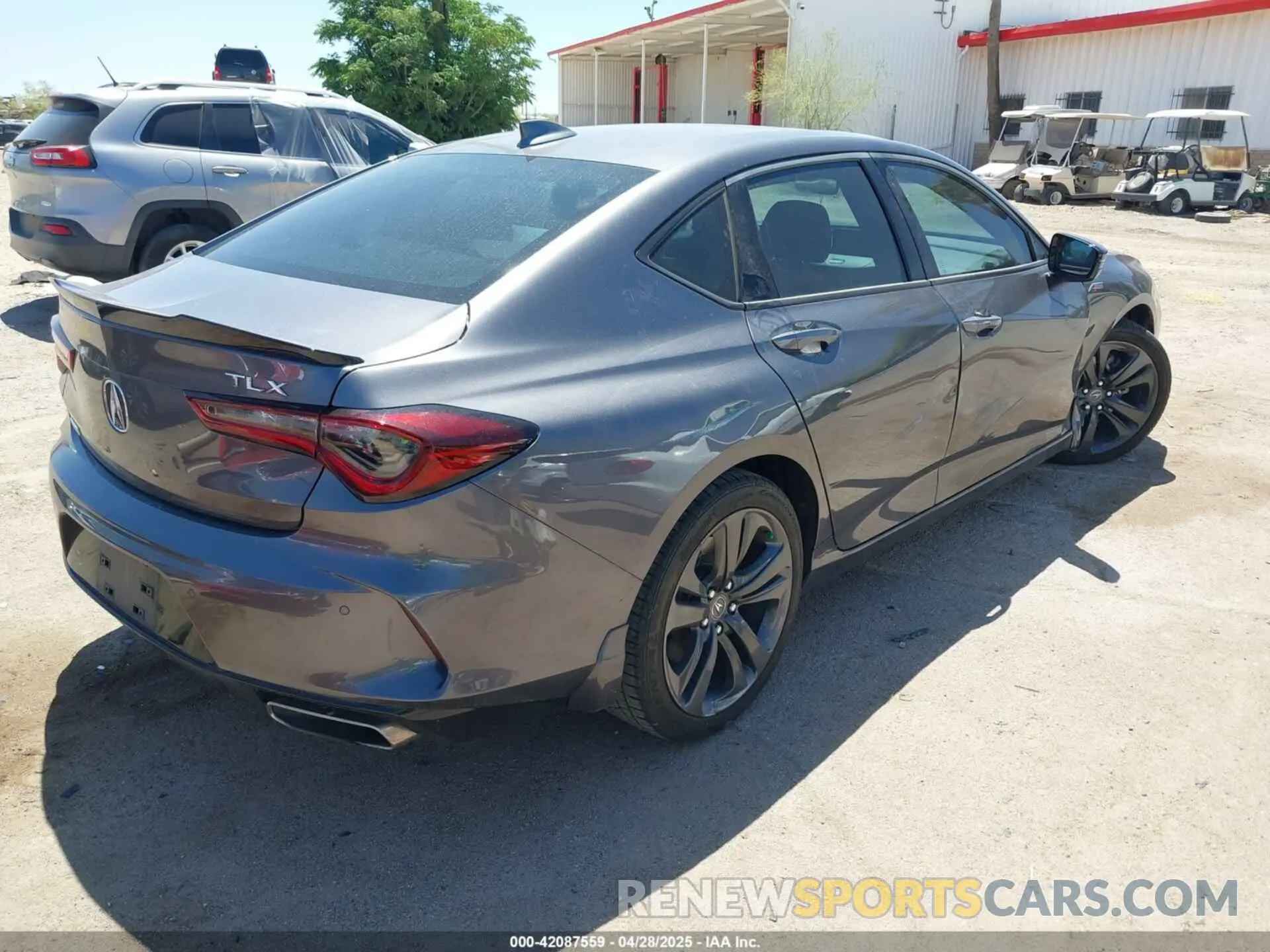 4 Photograph of a damaged car 19UUB5F55MA007104 ACURA TLX 2021