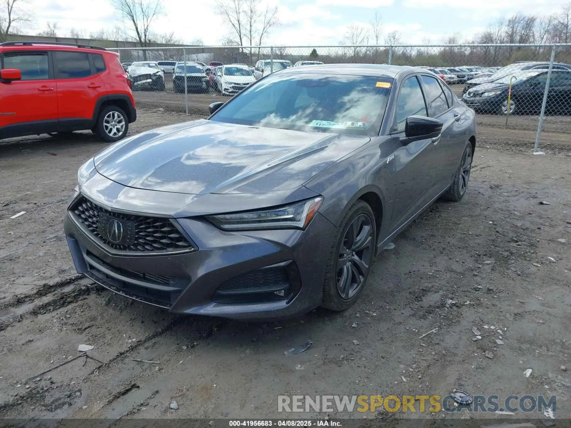 2 Photograph of a damaged car 19UUB5F55MA013811 ACURA TLX 2021