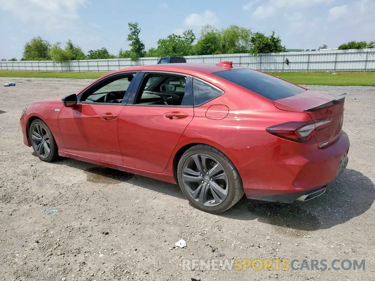 2 Photograph of a damaged car 19UUB5F56MA006043 ACURA TLX 2021