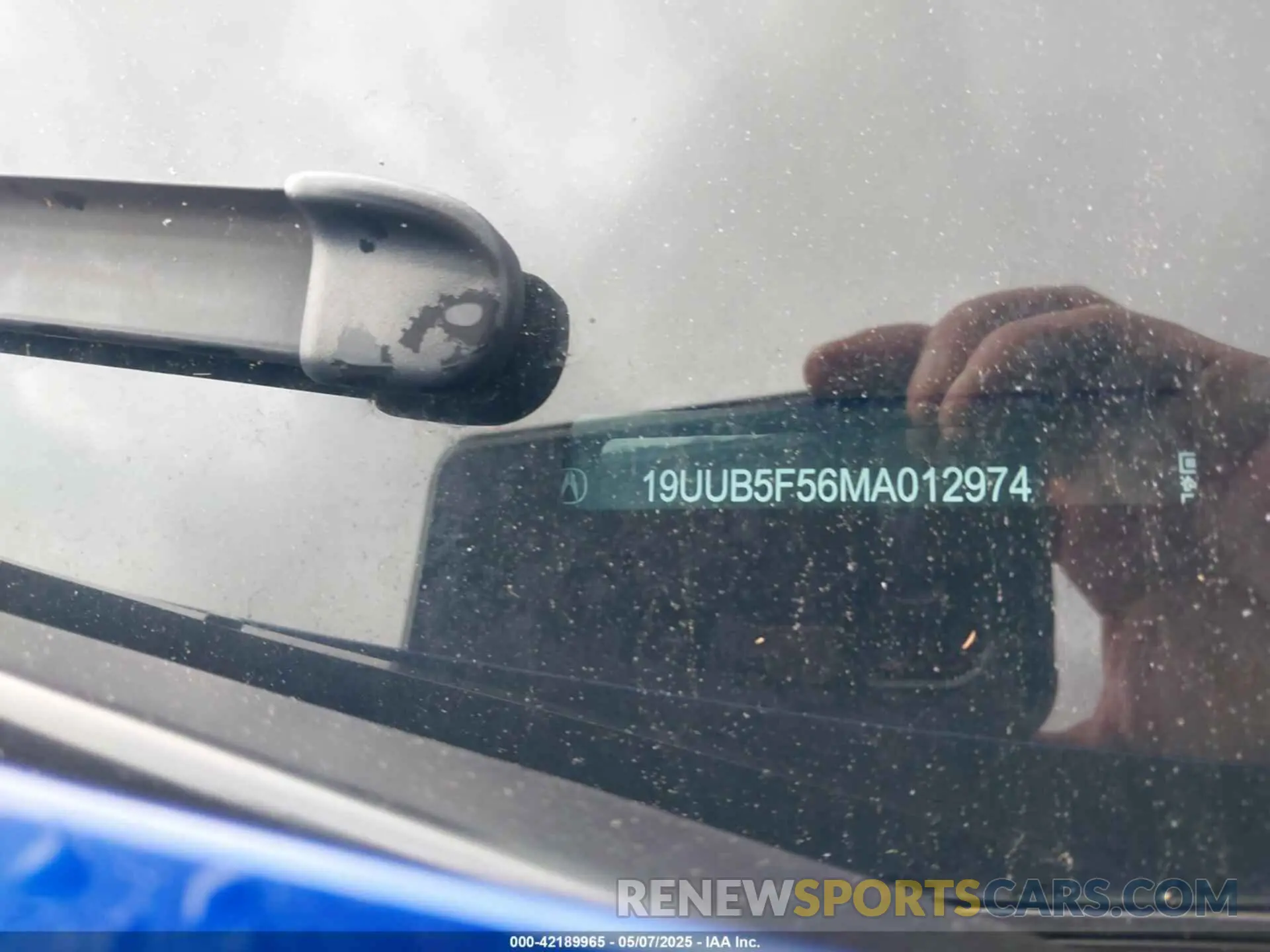 16 Photograph of a damaged car 19UUB5F56MA012974 ACURA TLX 2021
