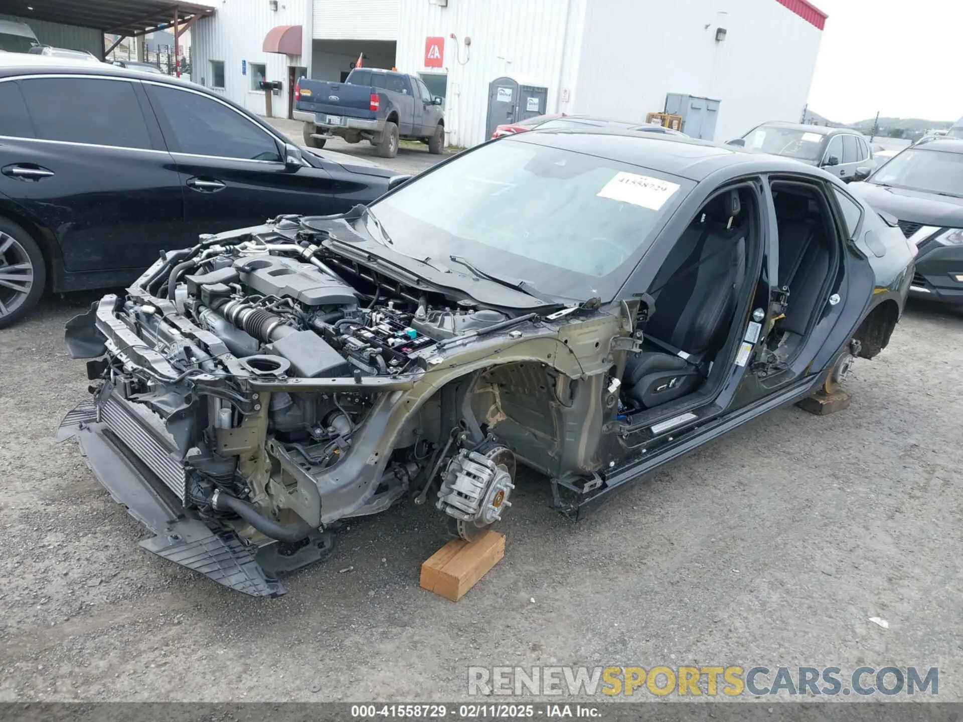2 Photograph of a damaged car 19UUB5F57MA006424 ACURA TLX 2021