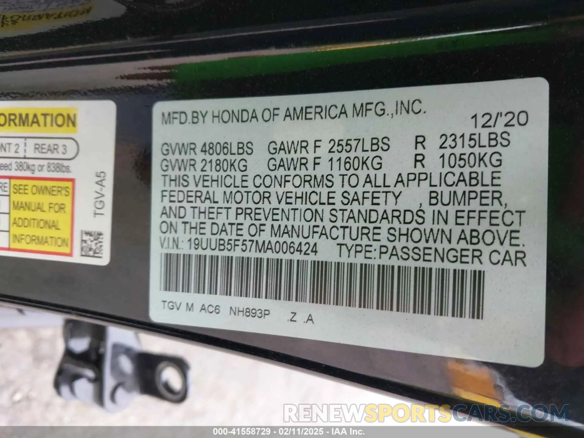 9 Photograph of a damaged car 19UUB5F57MA006424 ACURA TLX 2021