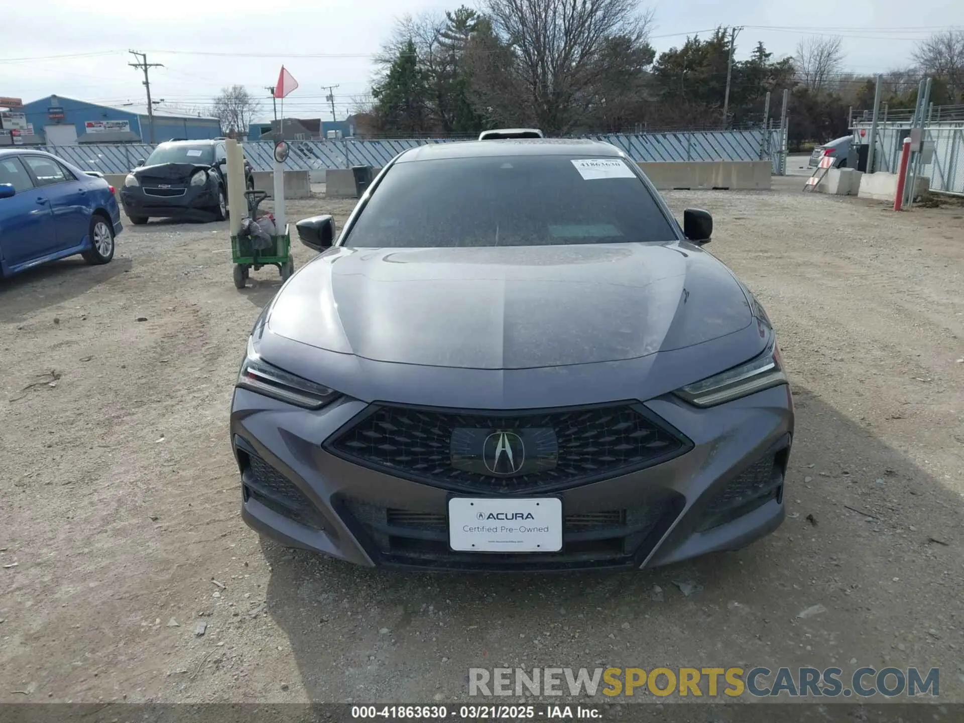 11 Photograph of a damaged car 19UUB5F58MA001216 ACURA TLX 2021
