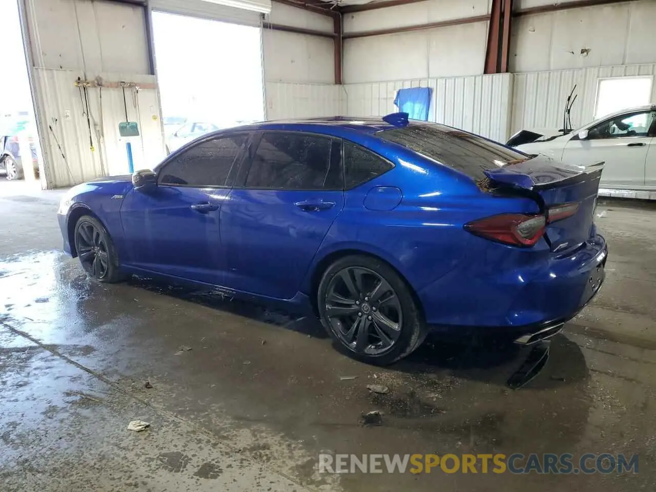 2 Photograph of a damaged car 19UUB5F58MA003421 ACURA TLX 2021
