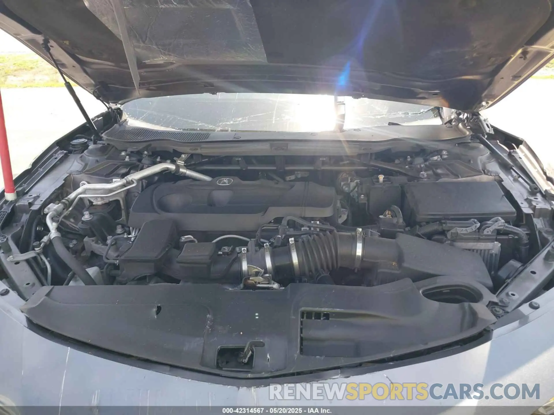10 Photograph of a damaged car 19UUB5F58MA008036 ACURA TLX 2021
