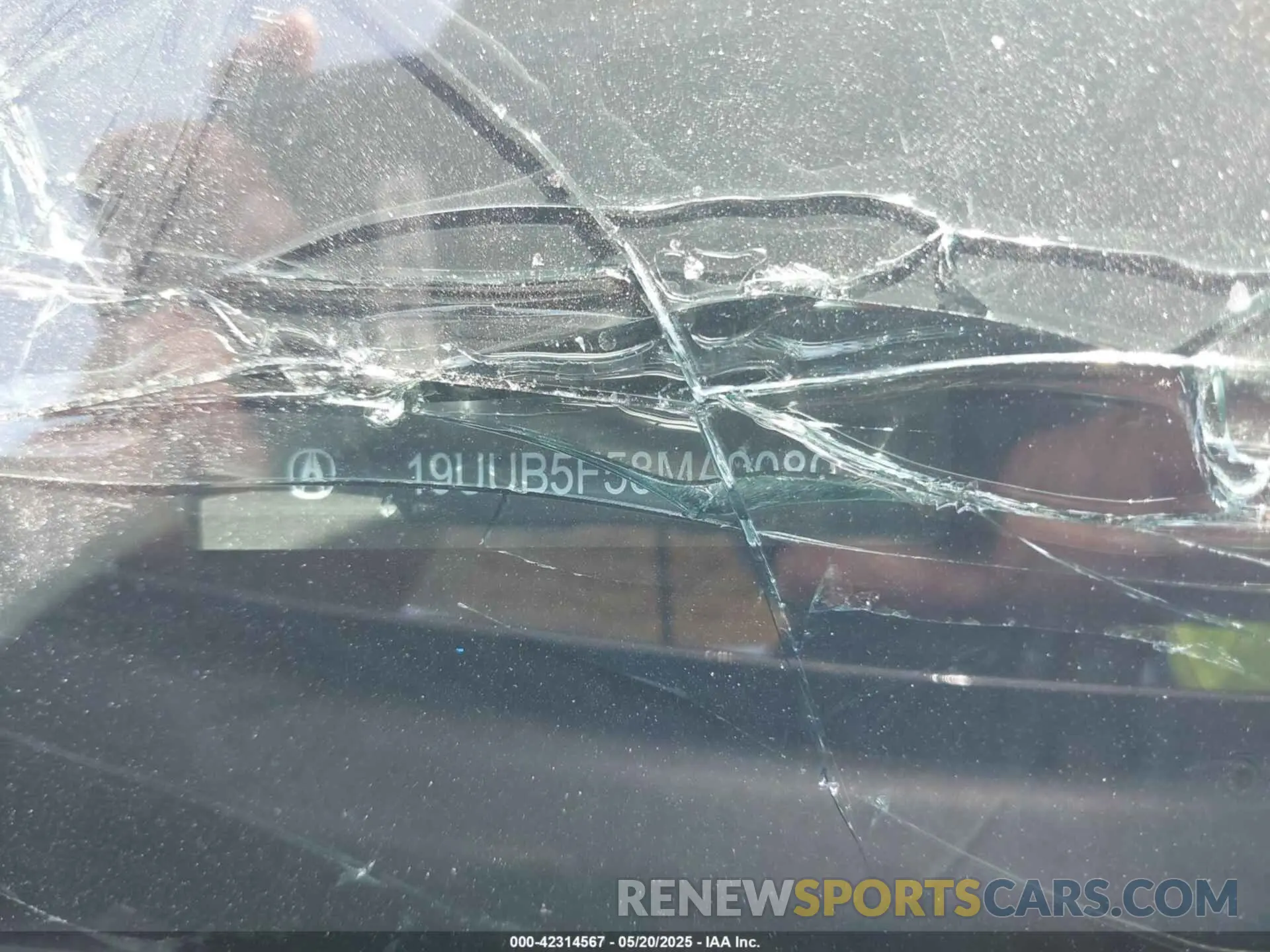 9 Photograph of a damaged car 19UUB5F58MA008036 ACURA TLX 2021