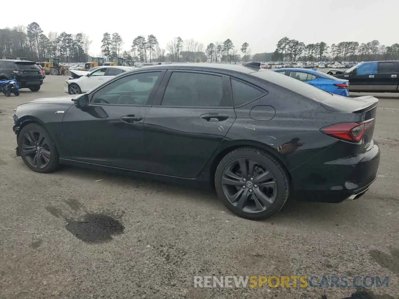 2 Photograph of a damaged car 19UUB5F59MA003282 ACURA TLX 2021
