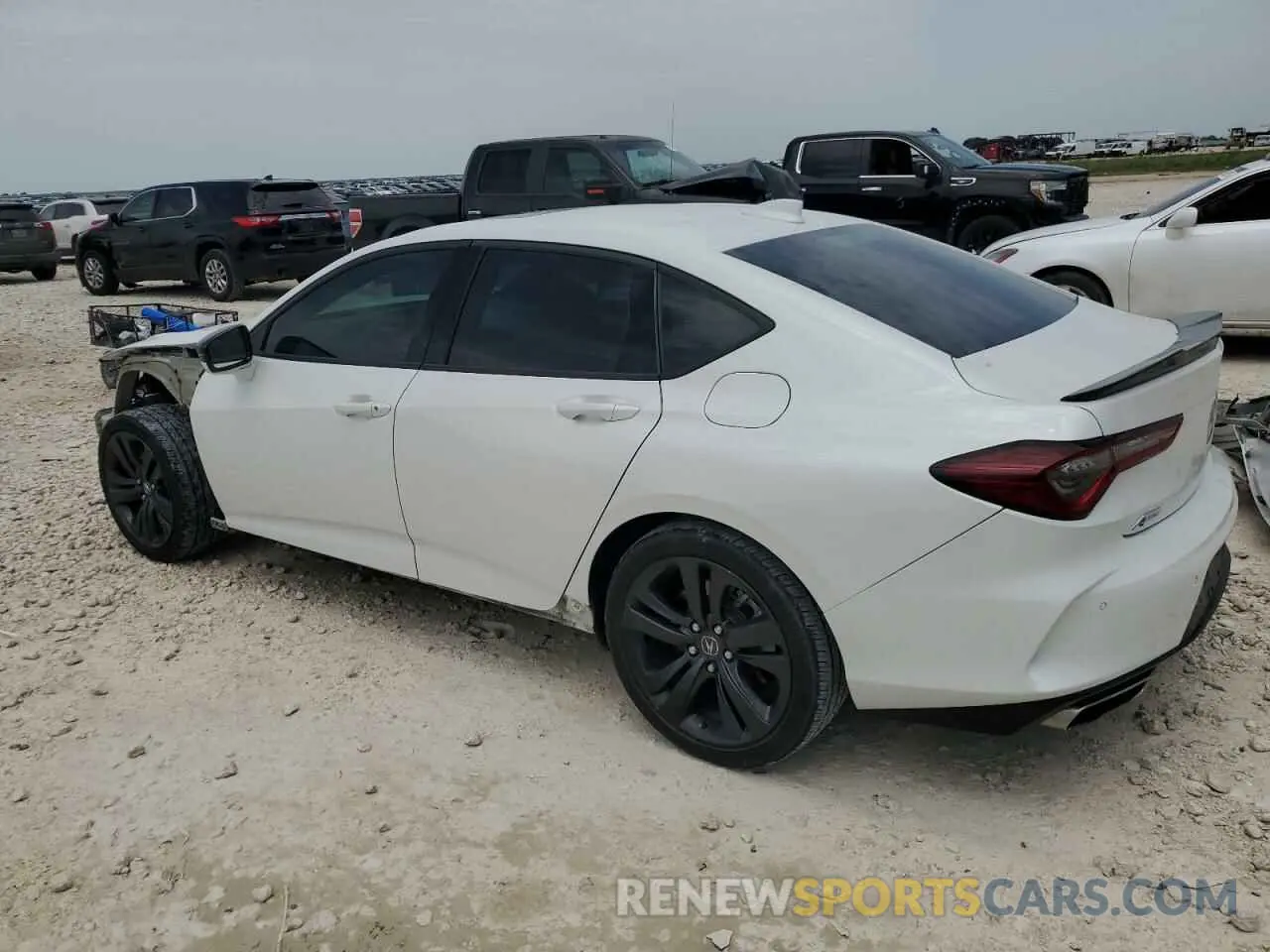 2 Photograph of a damaged car 19UUB5F59MA003380 ACURA TLX 2021