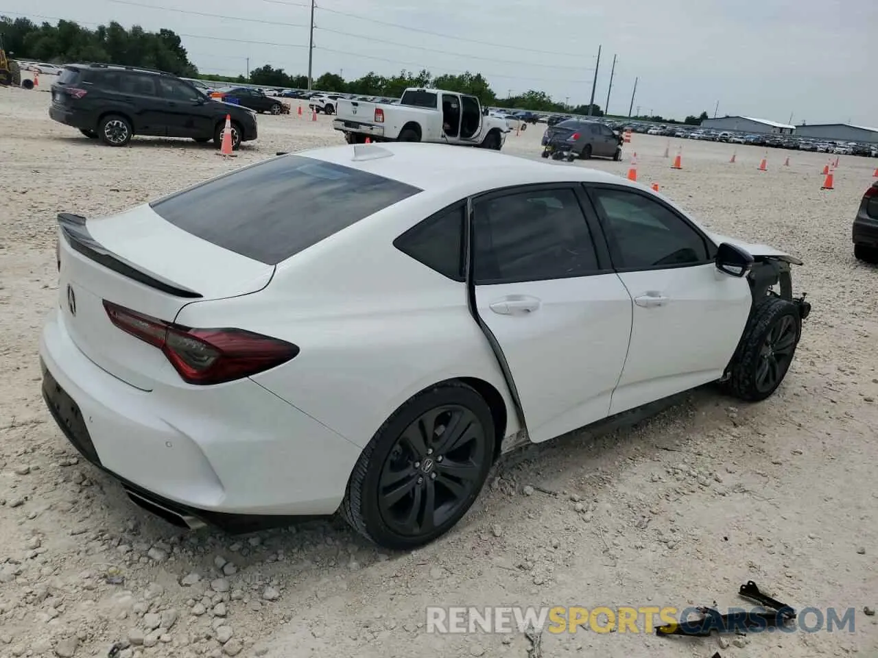 3 Photograph of a damaged car 19UUB5F59MA003380 ACURA TLX 2021
