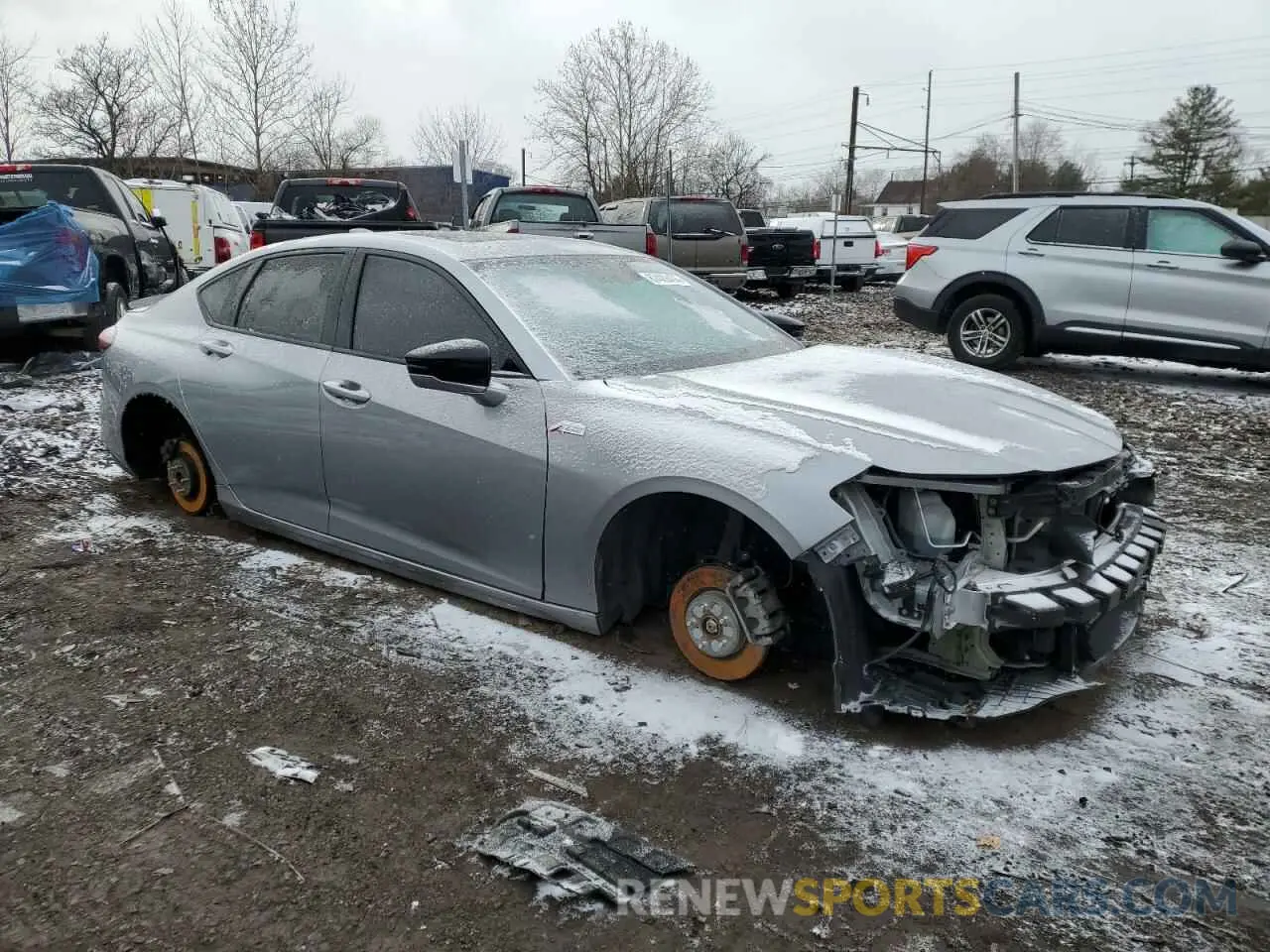 4 Photograph of a damaged car 19UUB5F59MA004819 ACURA TLX 2021