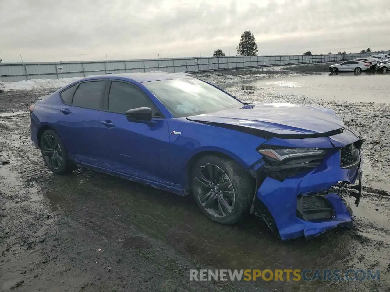 4 Photograph of a damaged car 19UUB5F59MA008532 ACURA TLX 2021