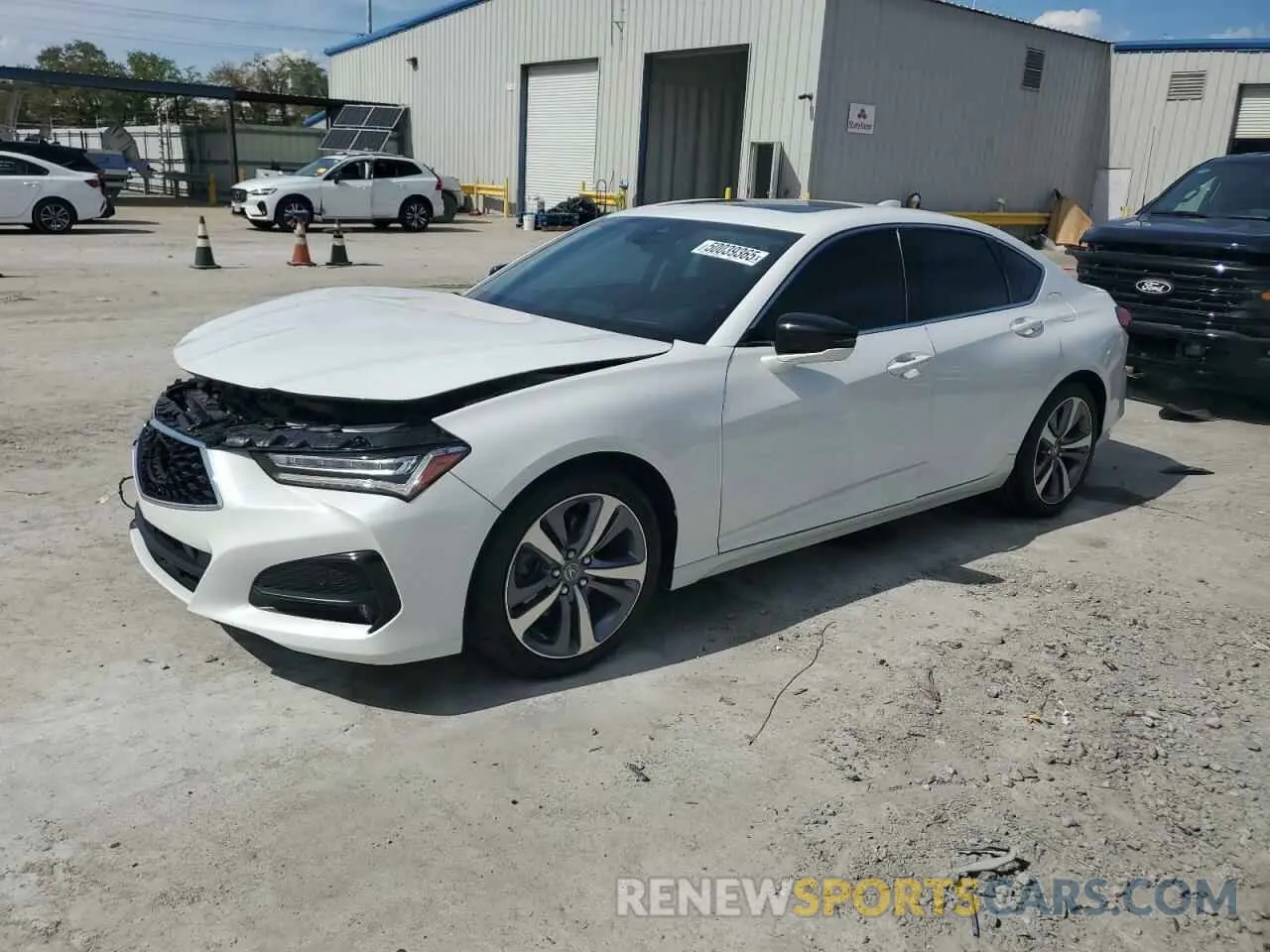 1 Photograph of a damaged car 19UUB5F60MA007911 ACURA TLX 2021