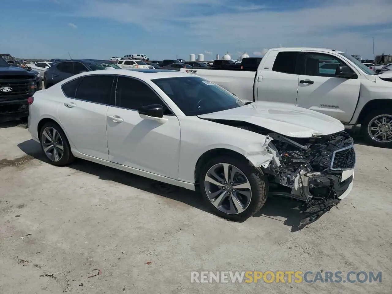 4 Photograph of a damaged car 19UUB5F60MA007911 ACURA TLX 2021