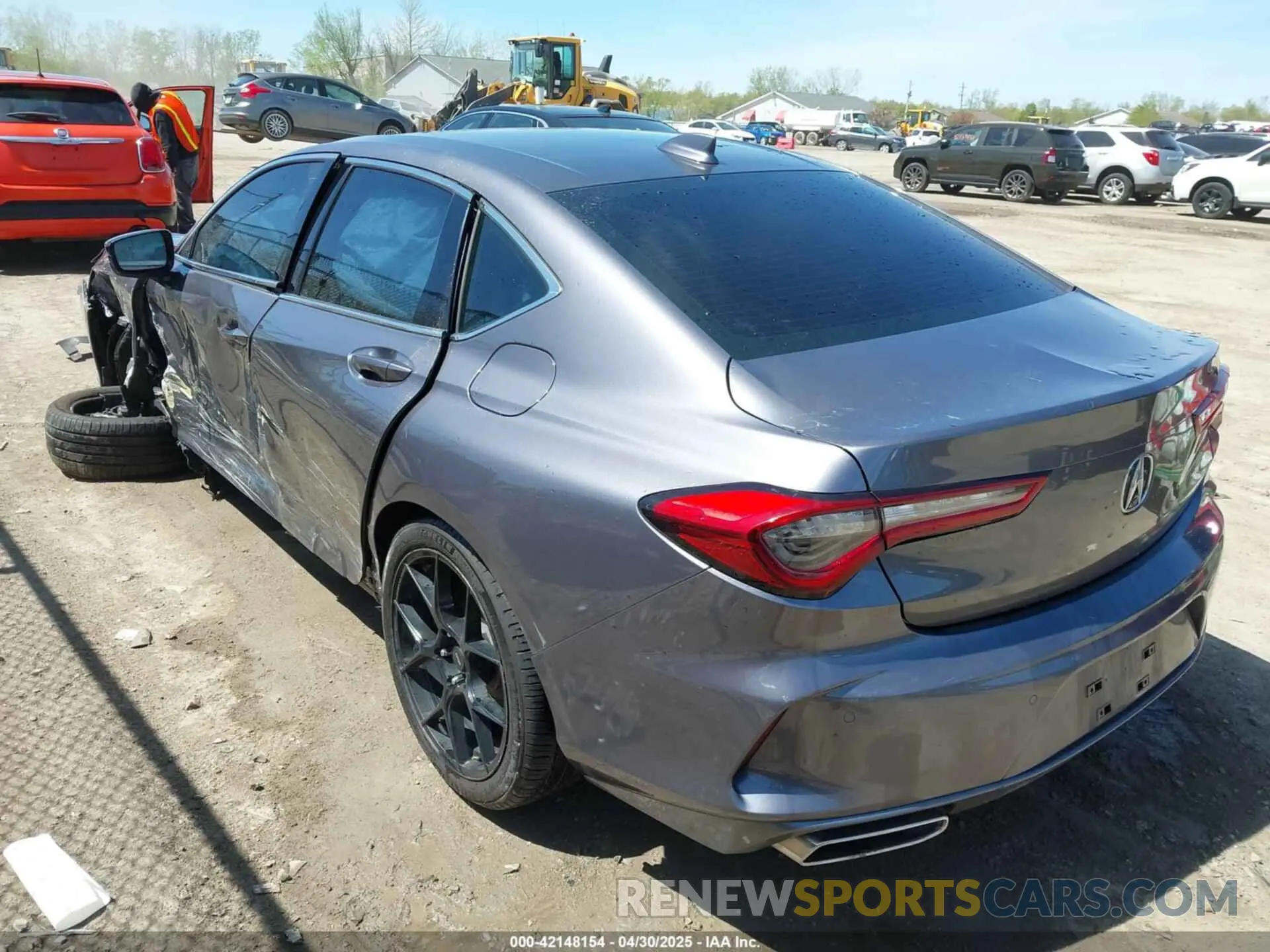 3 Photograph of a damaged car 19UUB5F61MA009117 ACURA TLX 2021