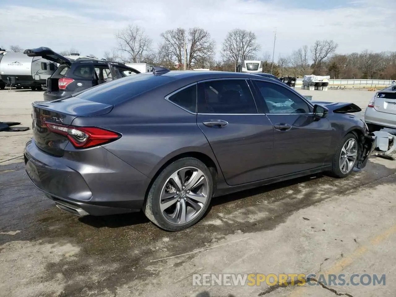 3 Photograph of a damaged car 19UUB5F64MA009614 ACURA TLX 2021
