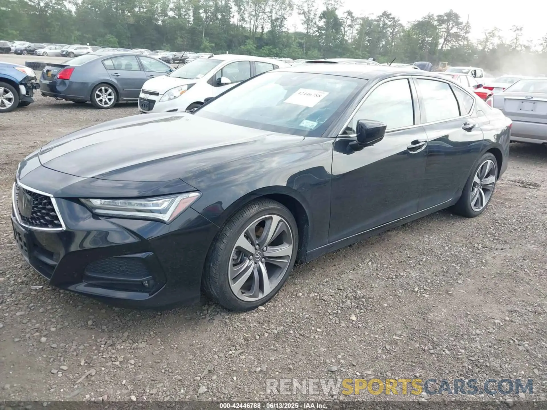 2 Photograph of a damaged car 19UUB5F66MA008819 ACURA TLX 2021