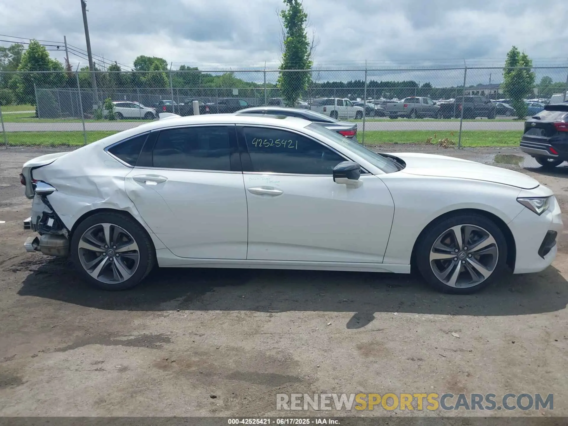 13 Photograph of a damaged car 19UUB5F68MA001306 ACURA TLX 2021