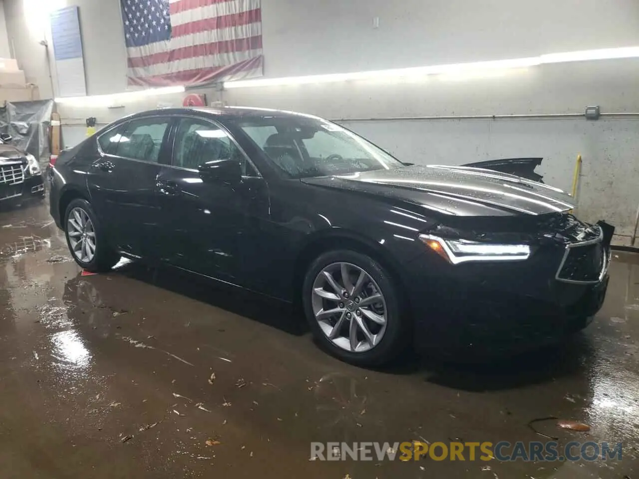4 Photograph of a damaged car 19UUB6F37MA005598 ACURA TLX 2021